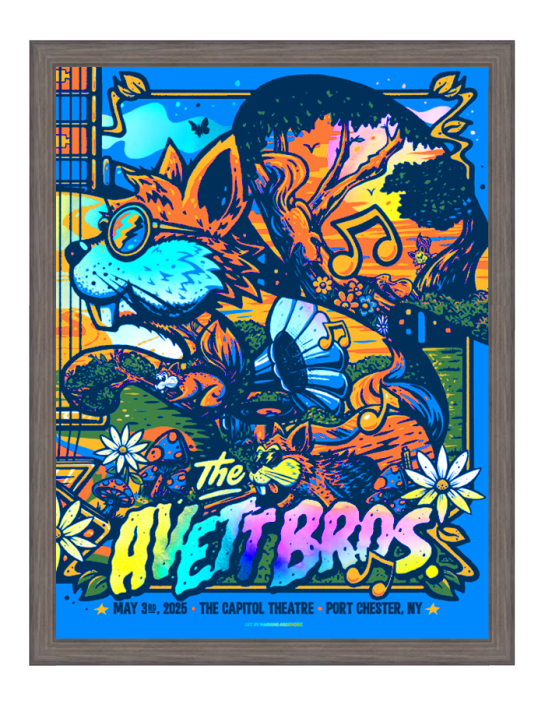 Avett Brothers x Mariano Arcamone | Port Chester, NY | Foil | Night 2