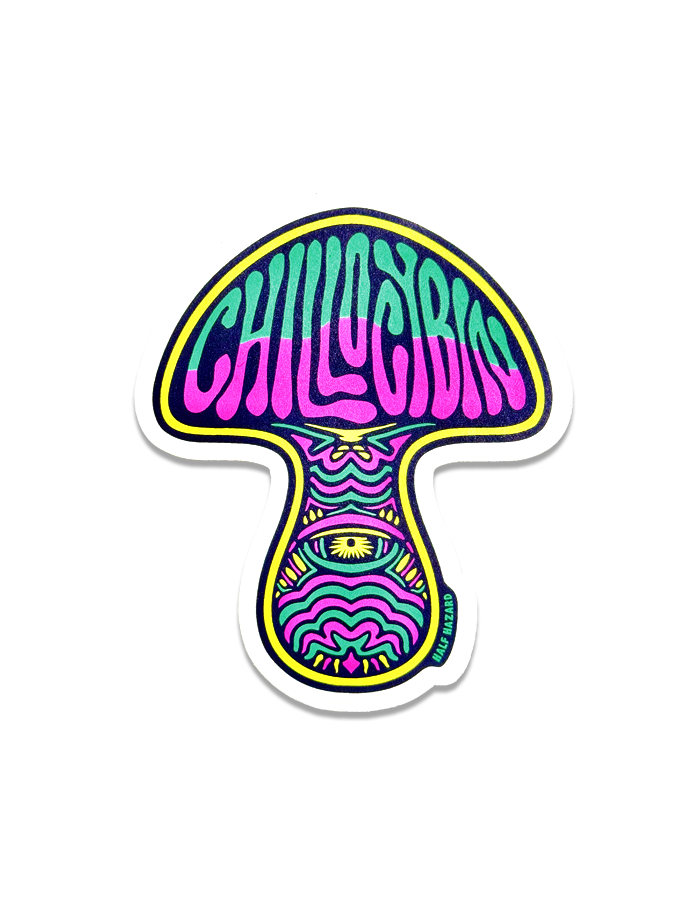 Chill-Ocybin Pink Sticker