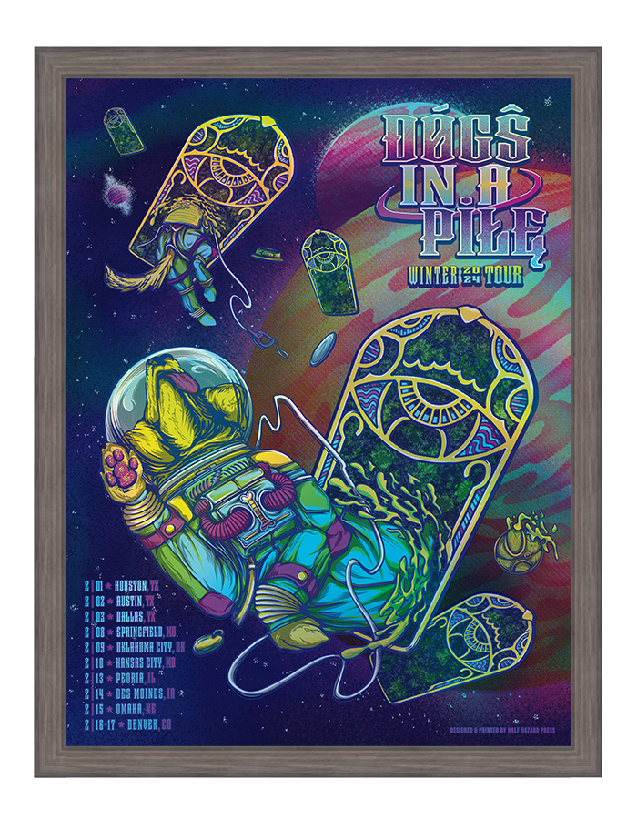 Dogs in a Pile | Winter Foil