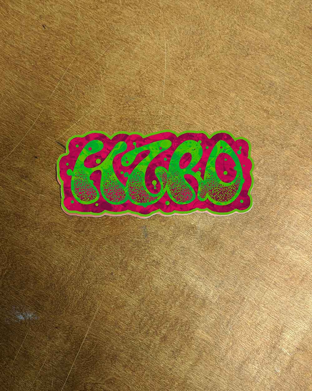 Groovy HZRD Sticker | Green