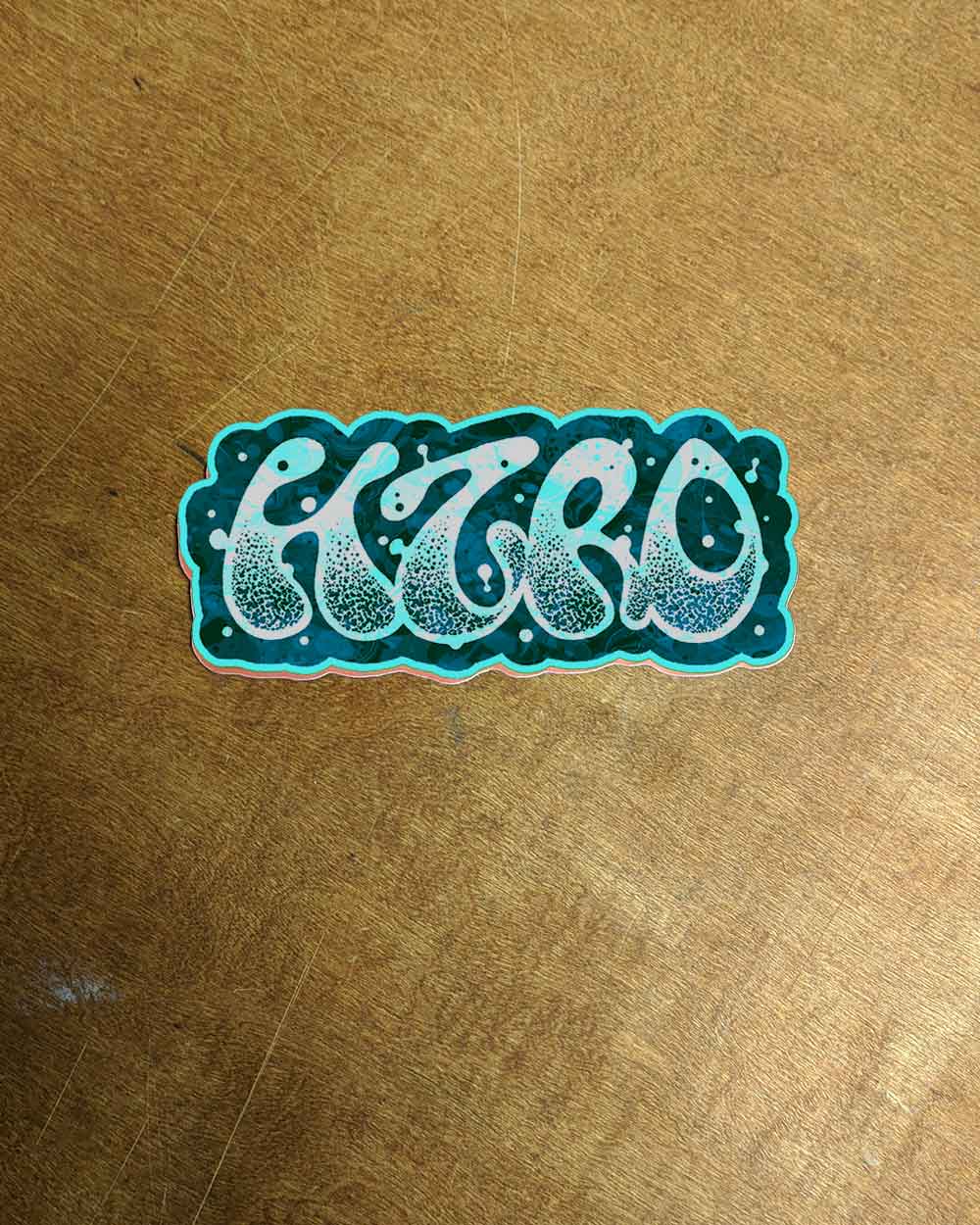 Groovy HZRD Sticker | Blue