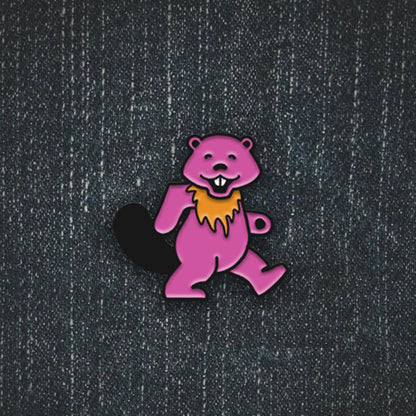 Pink Beaver Pin