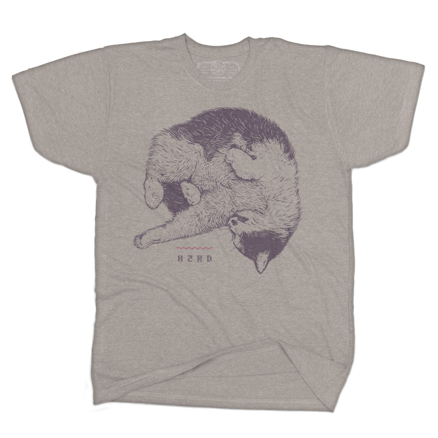 Shop Cat Tee - Stone