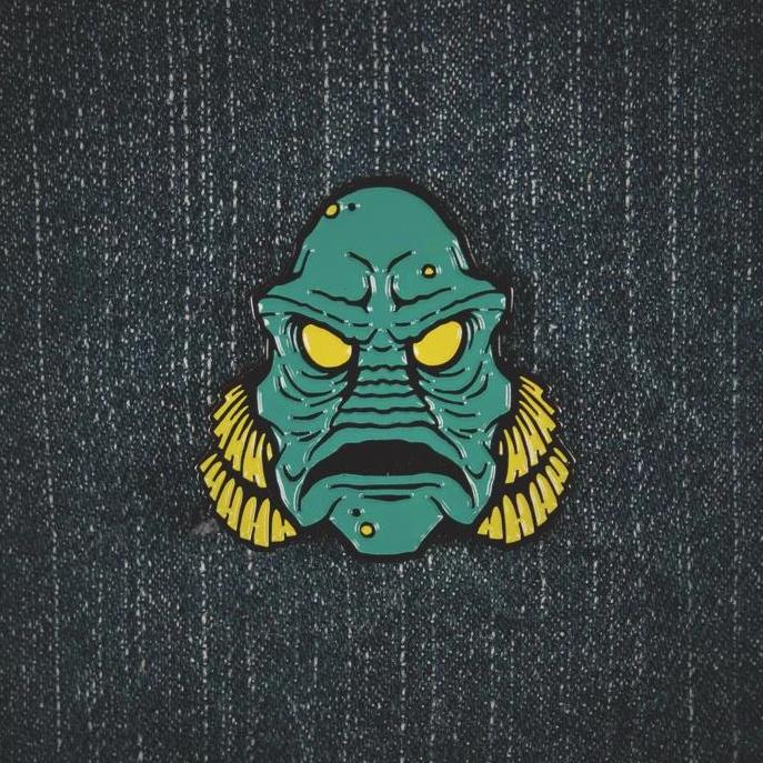 Hollow-Eyed Creature Pin