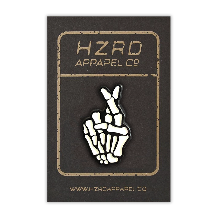 Fingers Crossed *Glow* Pin