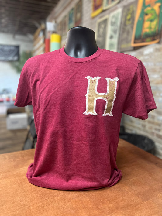 The Collegiate | T-Shirt | Burgundy