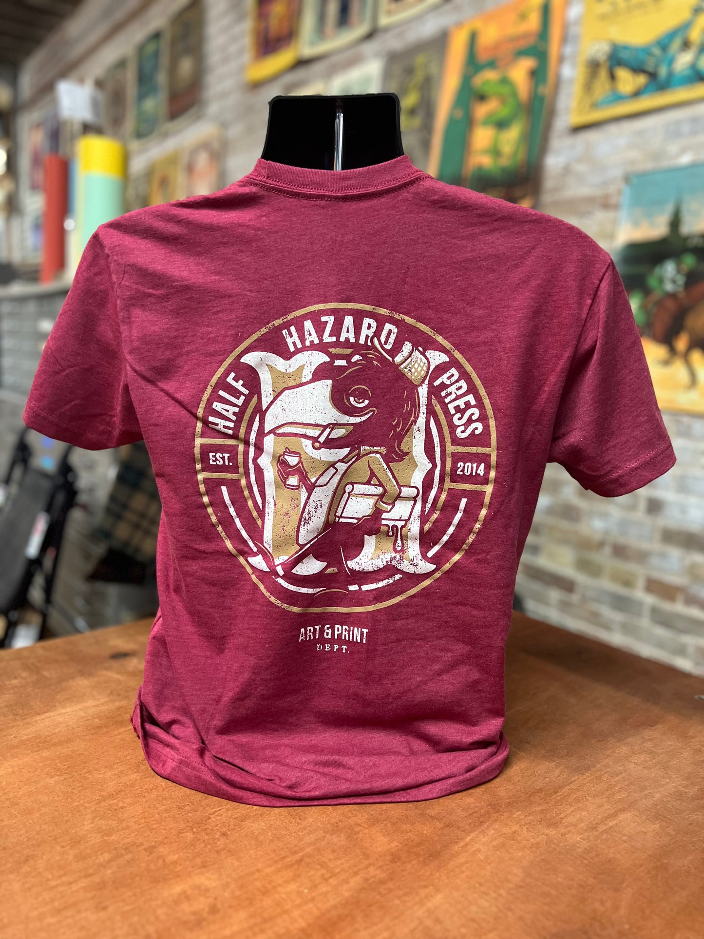 The Collegiate | T-Shirt | Burgundy