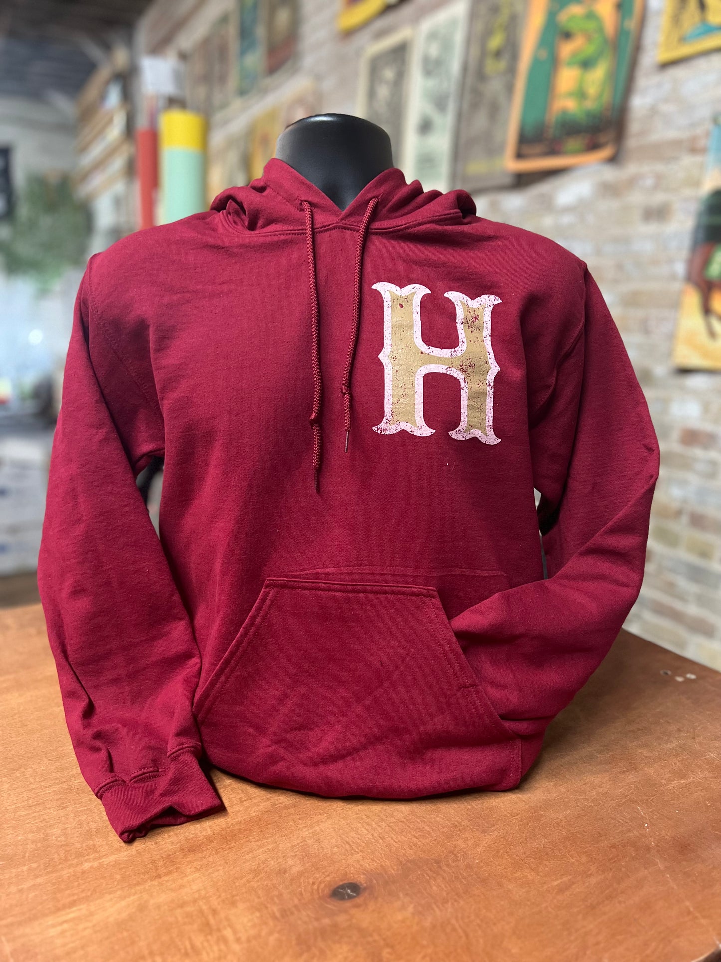 The Collegiate | Hoodie | Burgundy