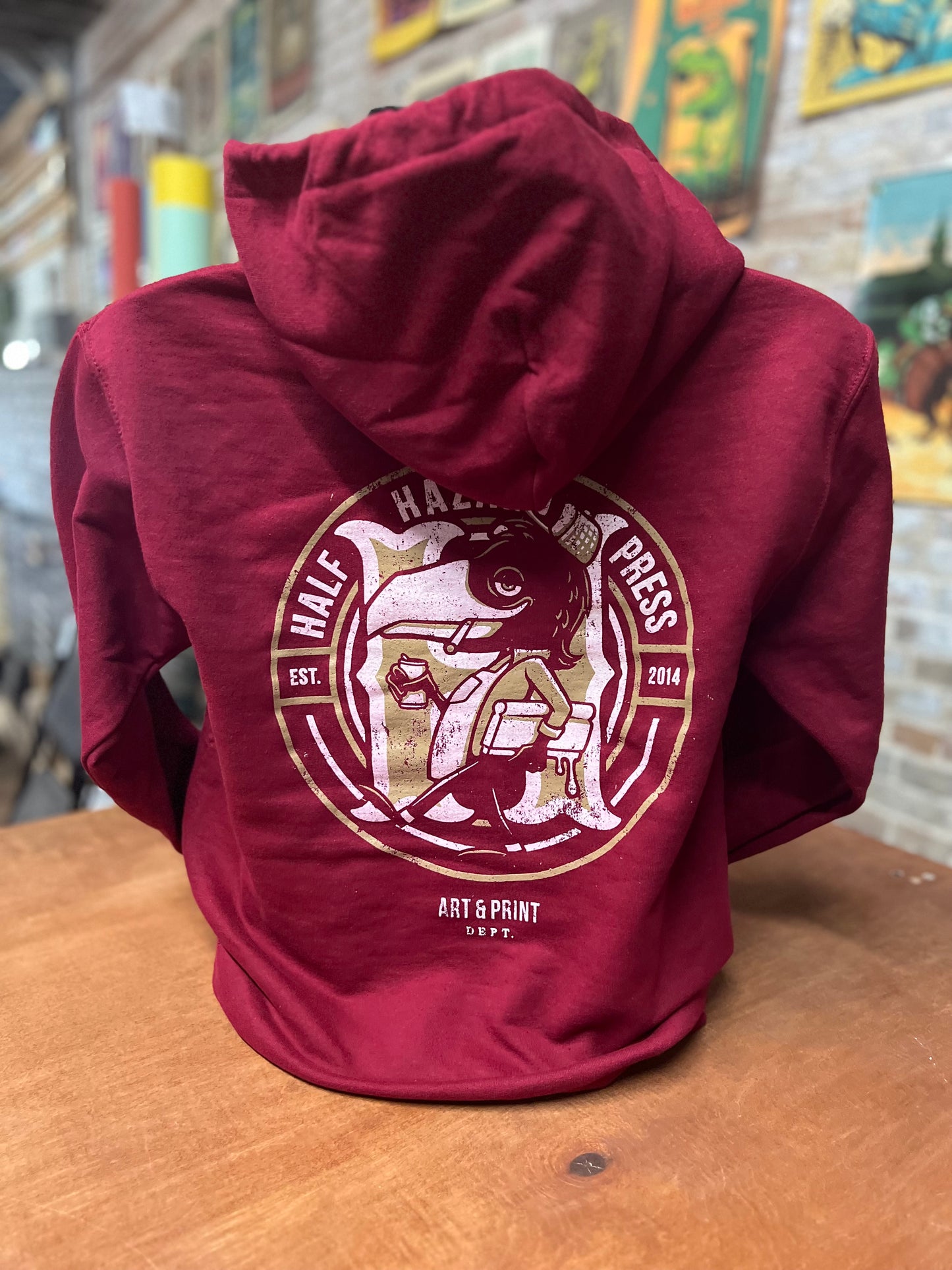 The Collegiate | Hoodie | Burgundy