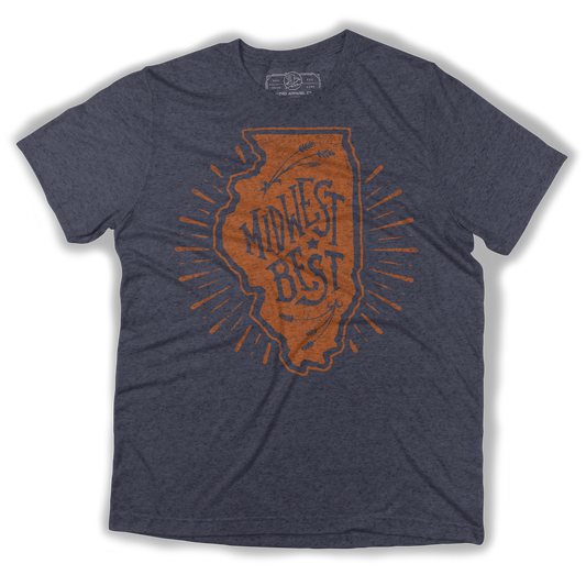 Midwest Best Tee - Navy