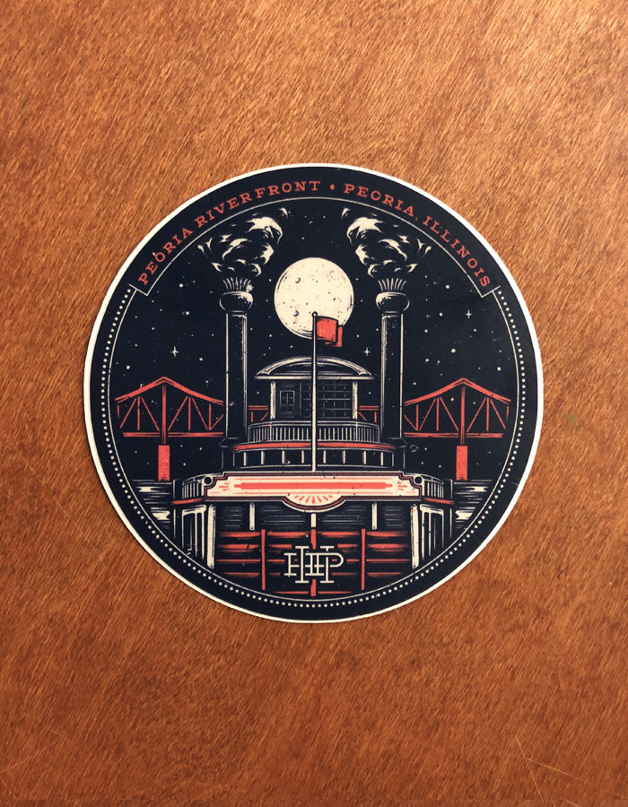 Riverboat Sticker
