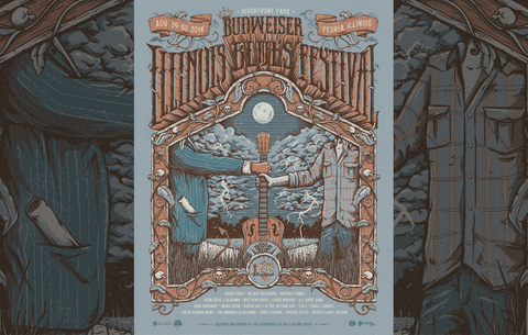 = BUDWEISER IL BLUES 2014 =Official Festival Concept & Merch