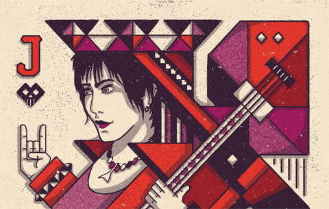 = JOAN JETT & HEART =Double Artist Series Show Poster