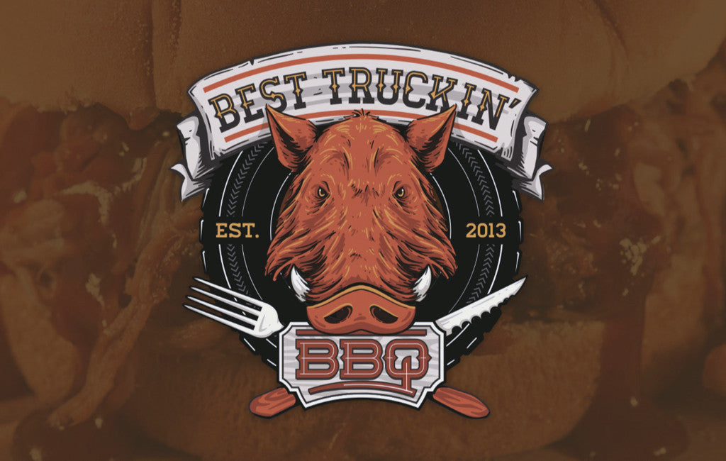 = BEST TRUCKIN' B.B.Q. =<br><small><i>Food Truck Logo & Vehicle Wrap</i></small>