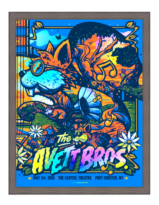 Avett Brothers x Mariano Arcamone | Port Chester, NY | Foil | Night 2