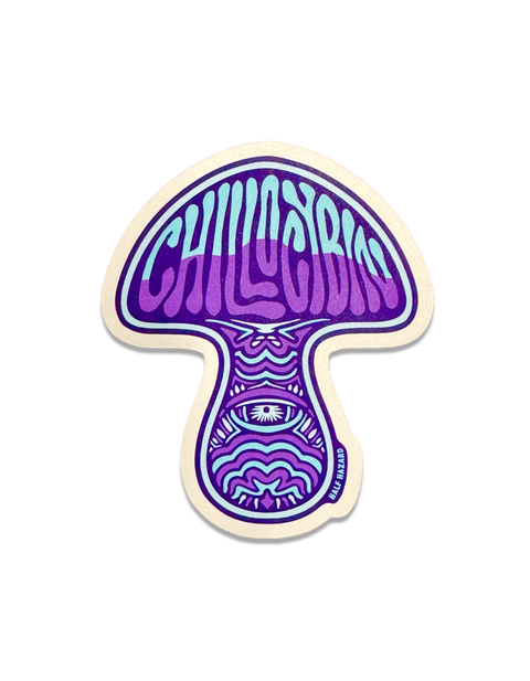 Chill-Ocybin Blue Sticker