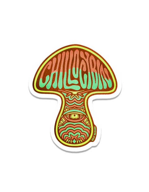 Chill-Ocybin Green Sticker