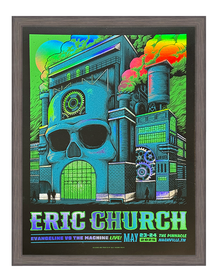 Eric Church | Pinnacle, Nashville '25 | Blue Foil Variants