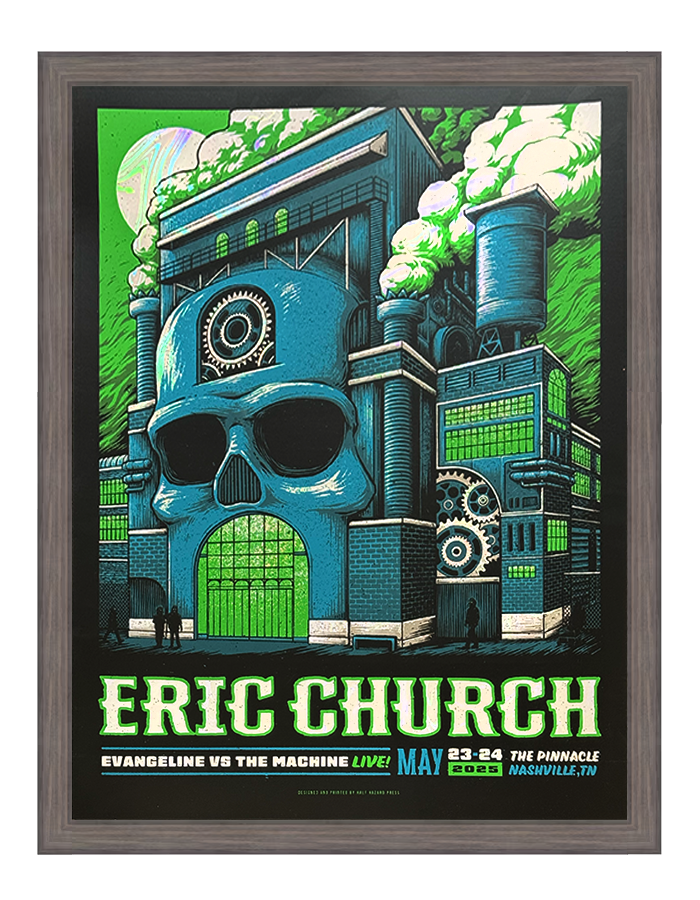 Eric Church | Pinnacle, Nashville '25 | Blue Foil Variants
