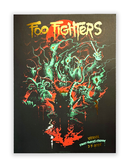 FOO FIGHTERS  |  Vienna, AUT | Gold Foil | M.Donders