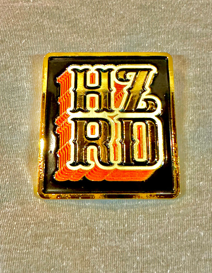 HZRD 10 Year Anniversary pin