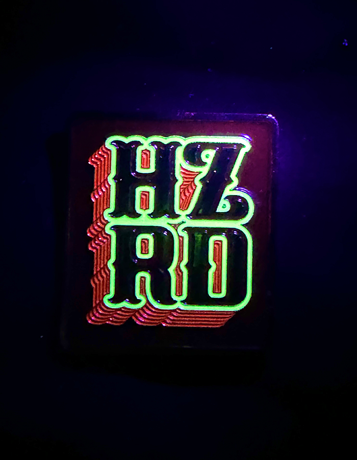 HZRD 10 Year Anniversary pin