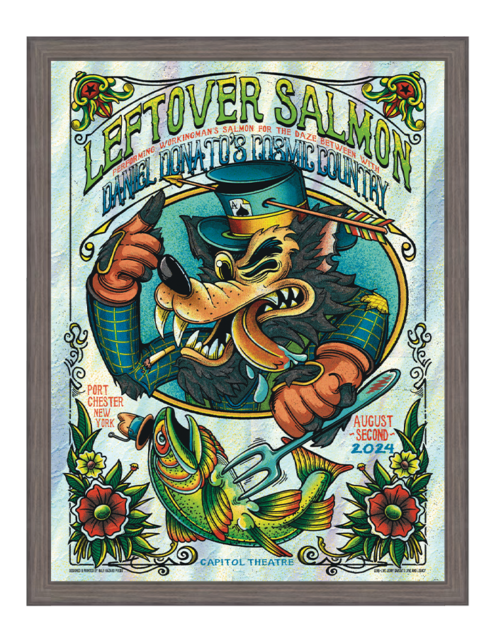 Leftover Salmon x Daniel Donato  | Capitol Theatre, NY  |  Foil Variant