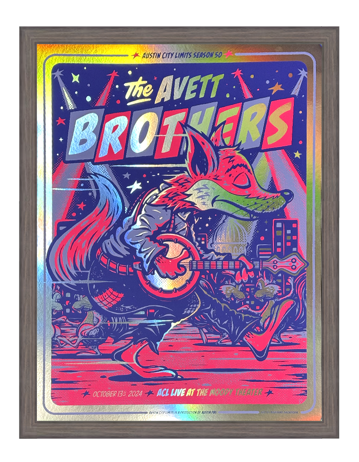 Avett Brothers x M. Arcamone  | Austin City Limits  |  Foil