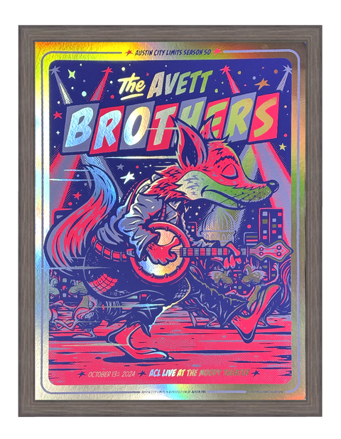 Avett Brothers x M. Arcamone  | Austin City Limits  |  Foil