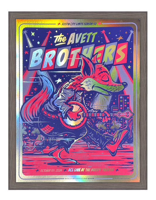 Avett Brothers x M. Arcamone  | Austin City Limits  |  Foil