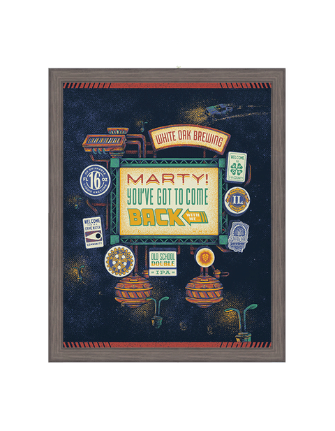 Marty! You've Got To Come Back | Label Print