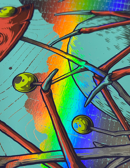 Pigeons Playing Ping Pong | March '26 - FOIL