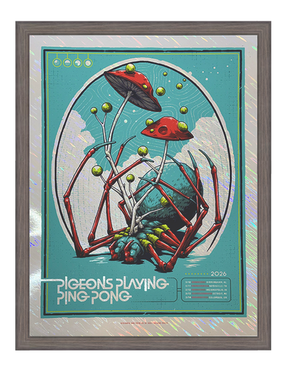 Pigeons Playing Ping Pong | March '26 - Moon Foil