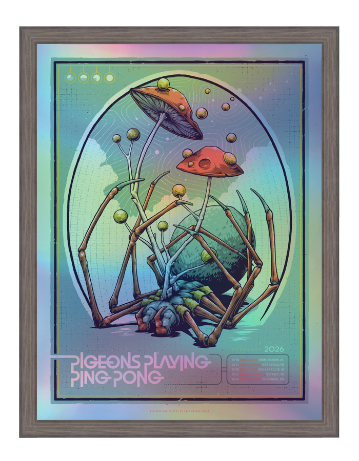 Pigeons Playing Ping Pong | March '26 - FOIL
