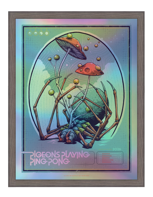 Pigeons Playing Ping Pong | March '26 - FOIL