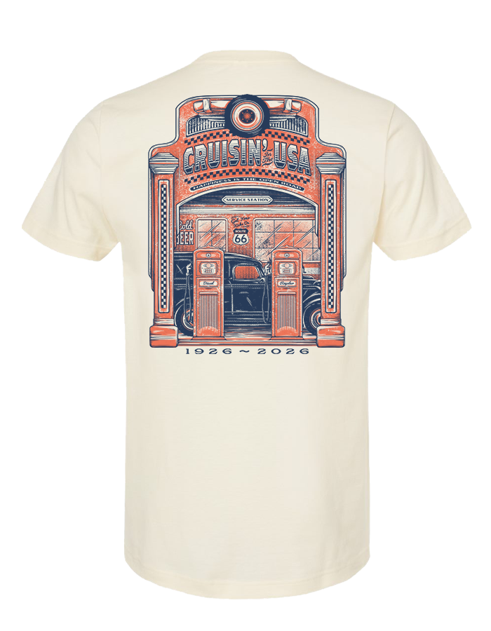 The Service Station RT66 Tee