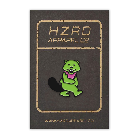 Green Beaver Pin