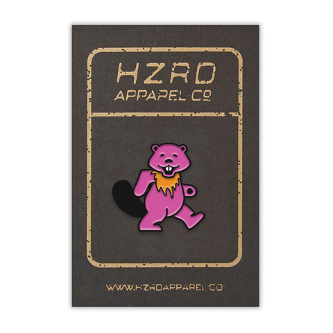 Pink Beaver Pin