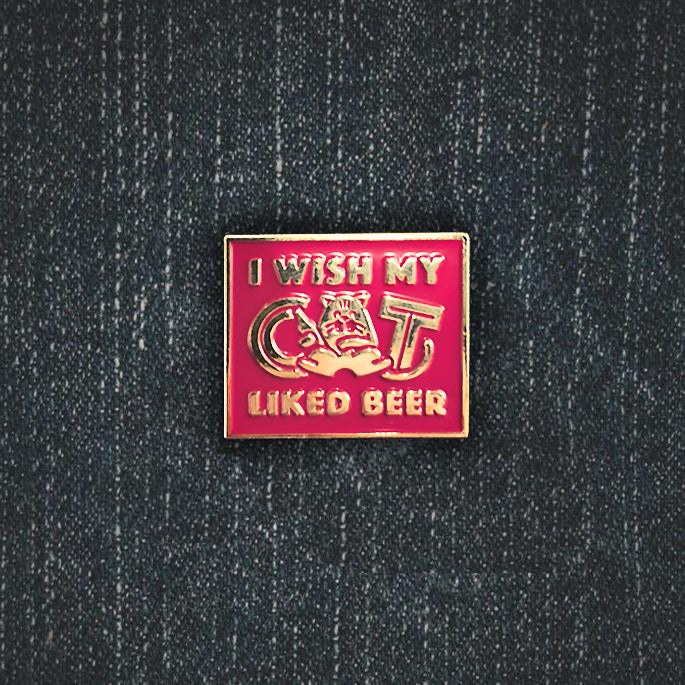Beer Cat Pin