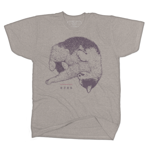 Shop Cat Tee - Stone