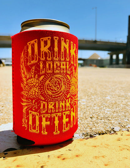 Drink Local Beer Sweater - Red