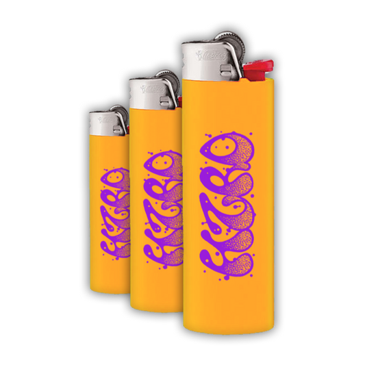 HZRD Lighter | Purple on Orange