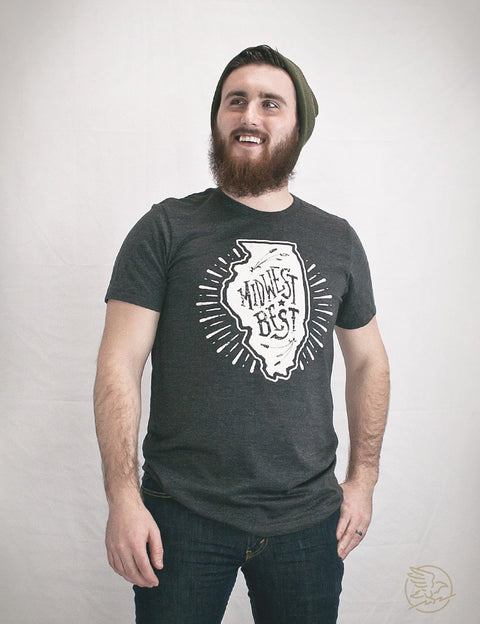 Midwest Best Tee - Grey