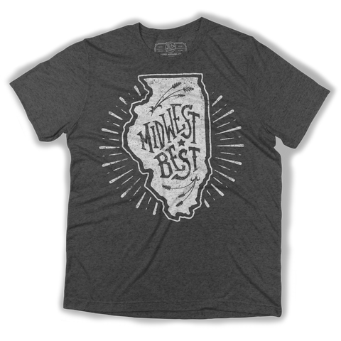 Midwest Best Tee - Grey