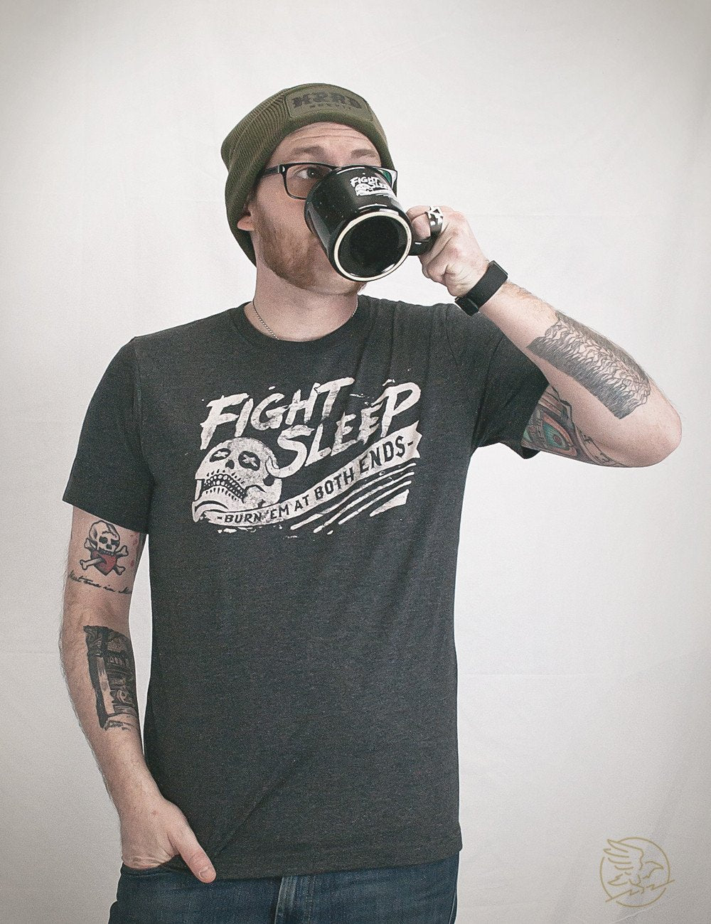 Fight Sleep Campfire Mug