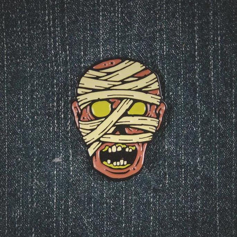 Hollow-Eyed Mummy Pin