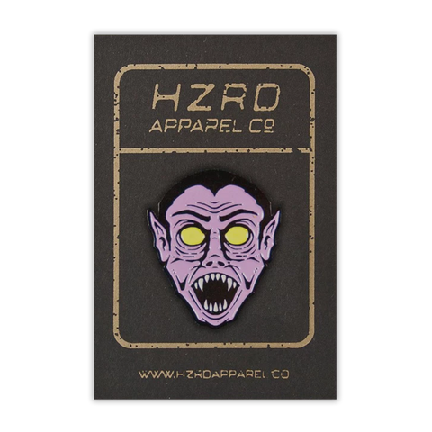 Hollow-Eyed Dracula Pin