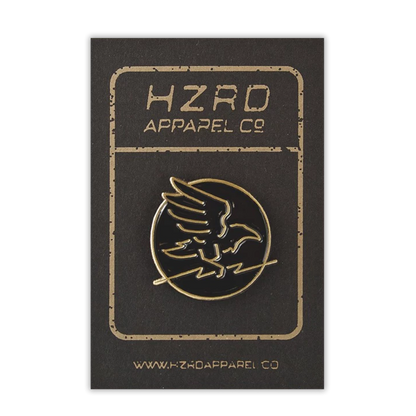 HZRD Gold Crow Pin