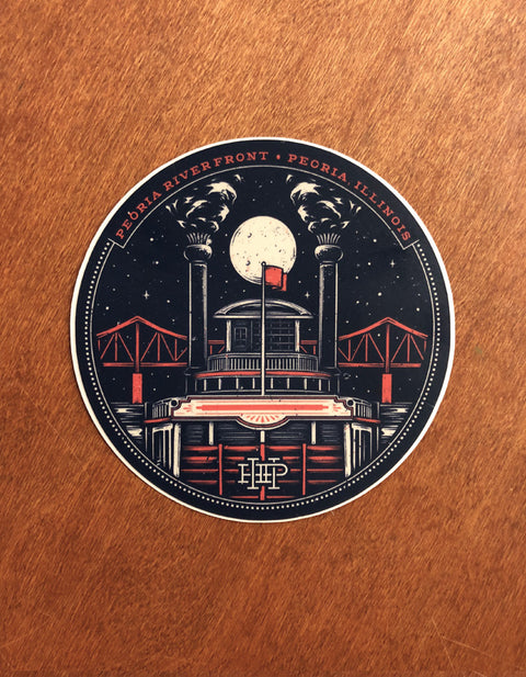 Riverboat Sticker