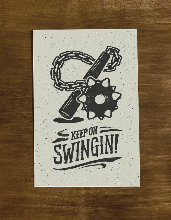 Keep On Swingin' | Greeting Card